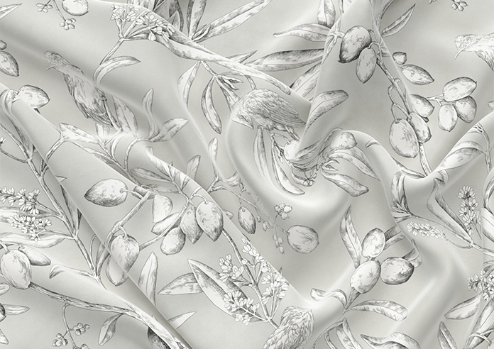 Aviary Velvet, Whisper - Roman Blind - Image 4